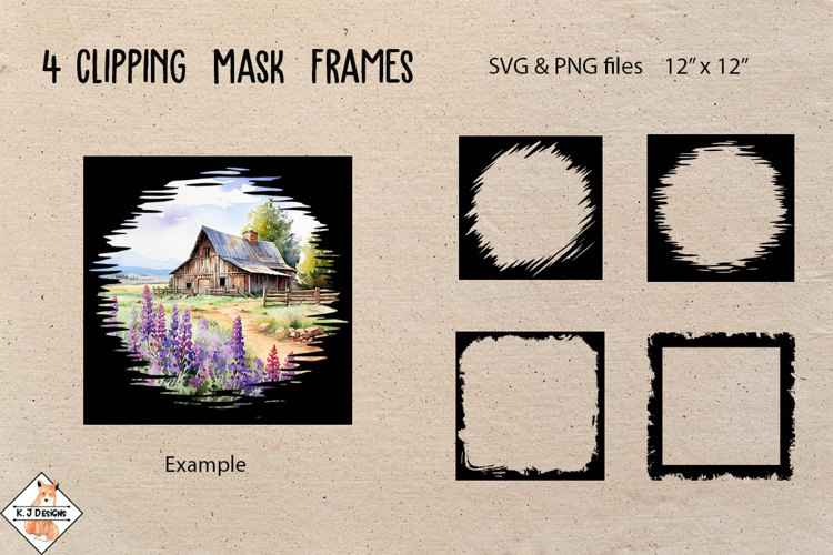 Clipping Masks SVG | Overlay Designs