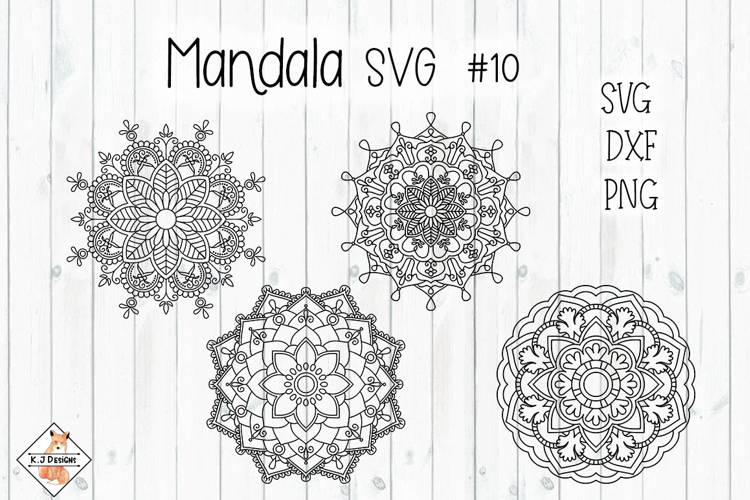 Mandalas SVG #10