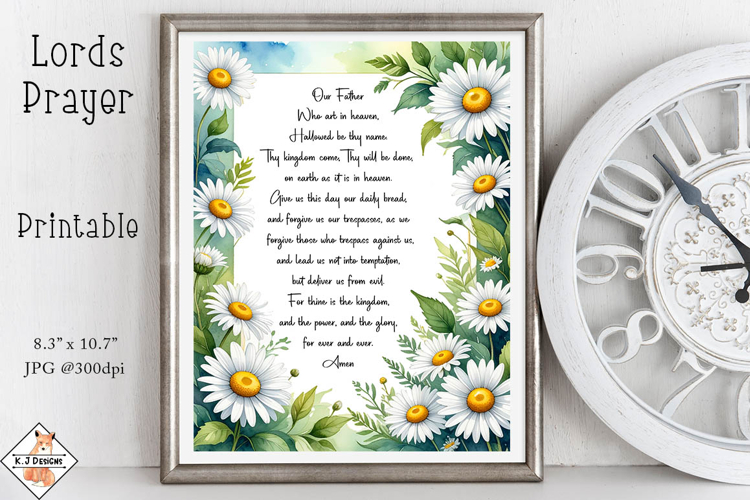 Lords Prayer Printable JPG