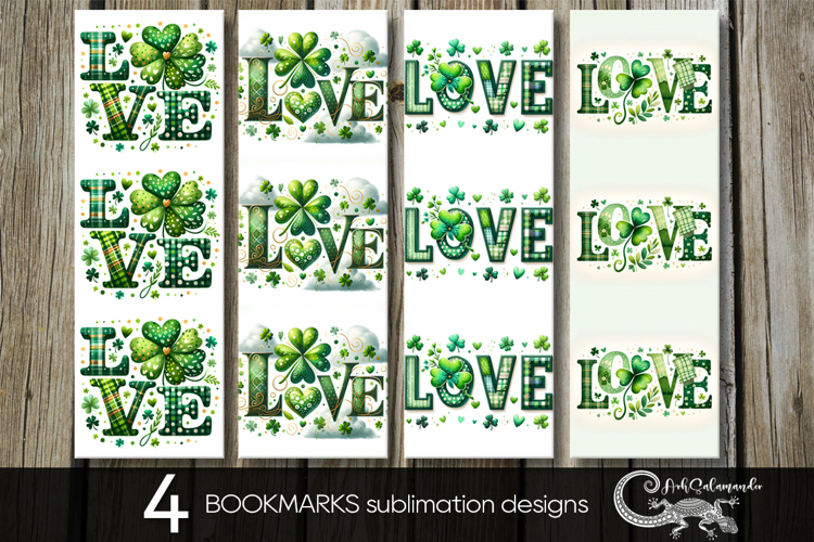 St. Patricks day vibes | bookmarks sublimation designs P