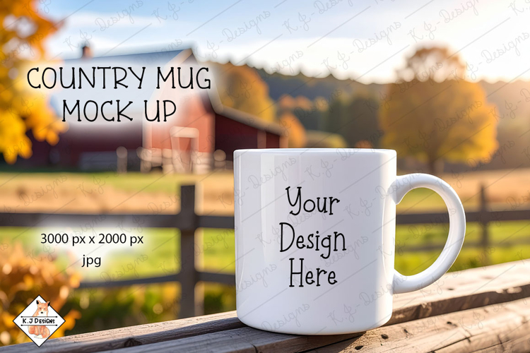 Country Mug Mock Up Photo JPG #2