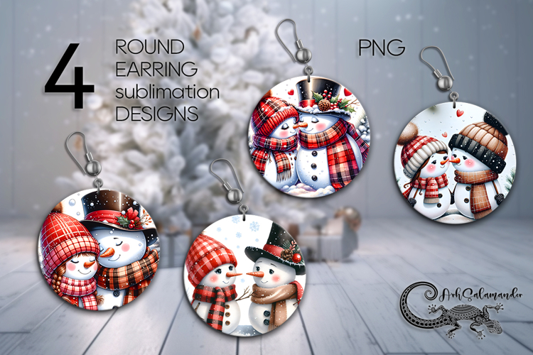 Christmas Earring SVG Image 2