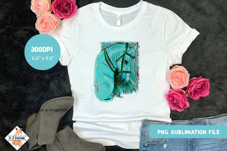 Horse Design Sublimation | Equine Art