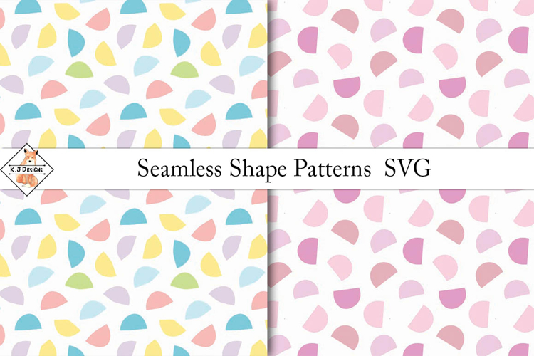 Seamless Shape Patterns SVG