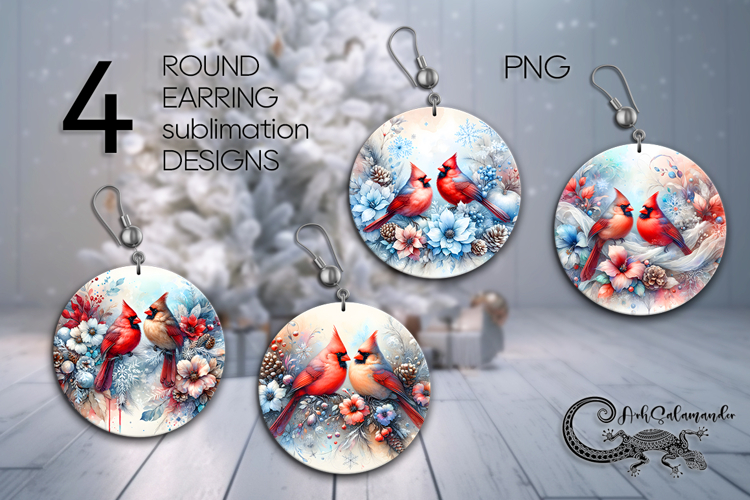 Christmas Earring SVG Image 2