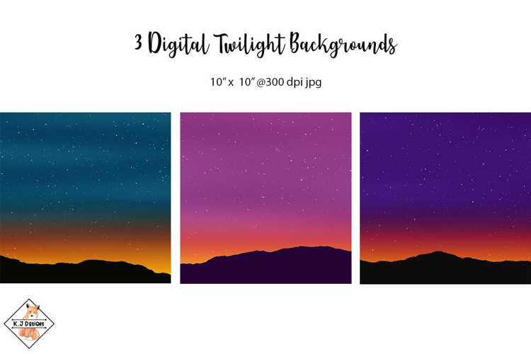 Twilight Digital Landscape backgrounds