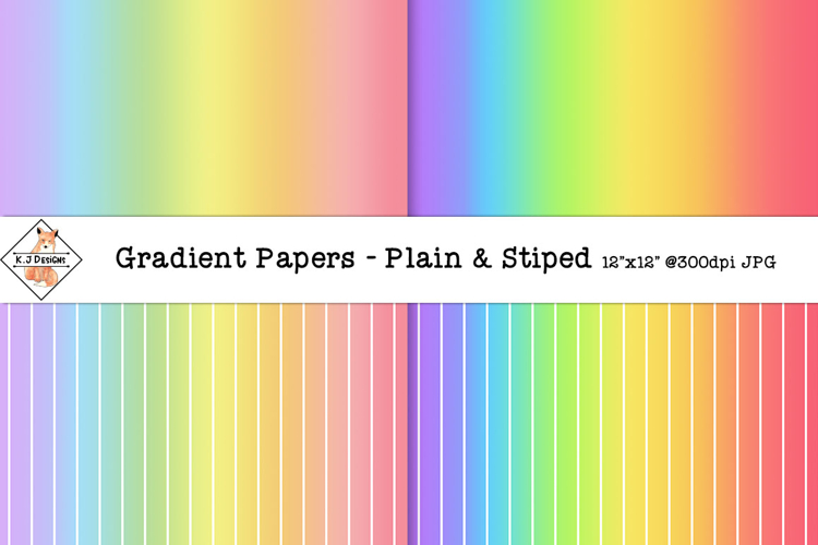 Rainbow Gradient Papers | Backgrounds