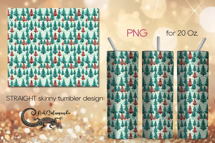 Christmas pattern | Christmas Sublimation Tumbler Design PL