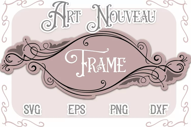 Vintage Antique Frame SVG cut file