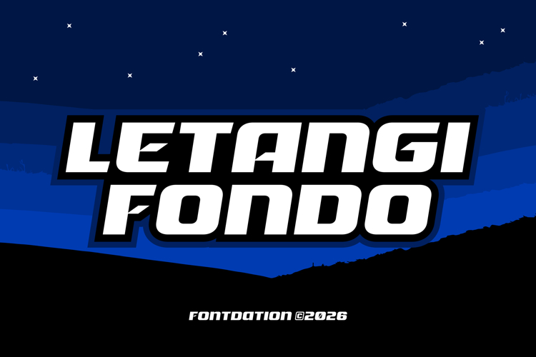 Letangi Fondo | Sport Font
