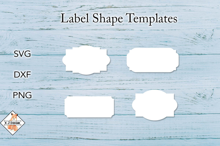 Label Shape Templates SVG