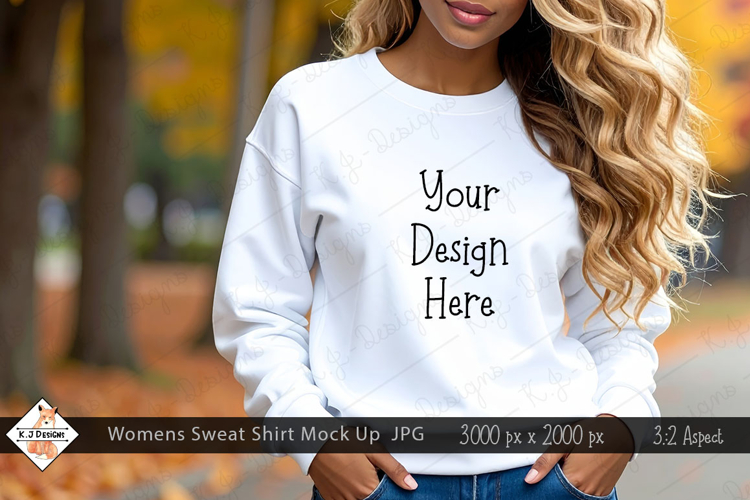 Fall Sweat Shirt Mock Up Photo JPG | Background
