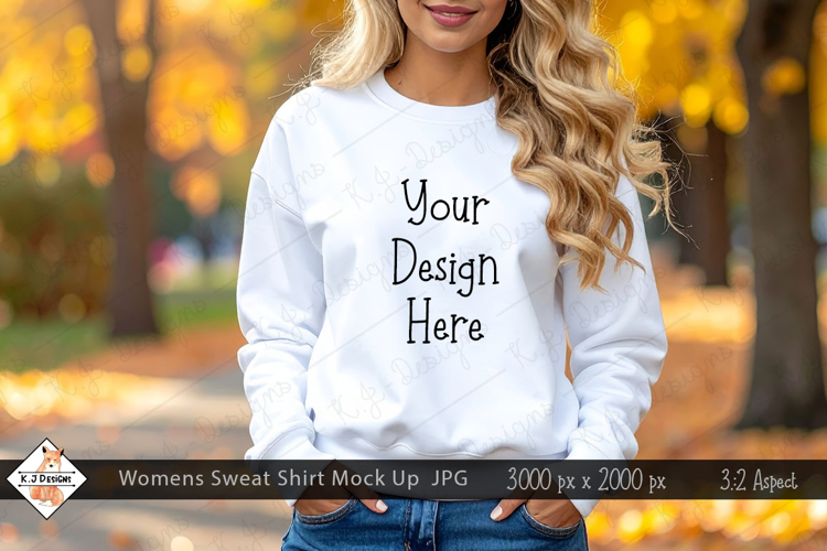 Fall Sweat Shirt Mock Up Photo JPG | Background