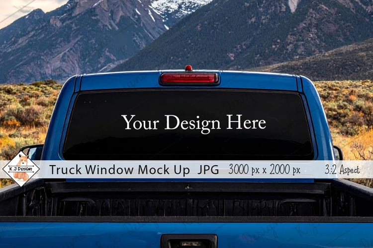 Pick Up Truck Window mock up jpg