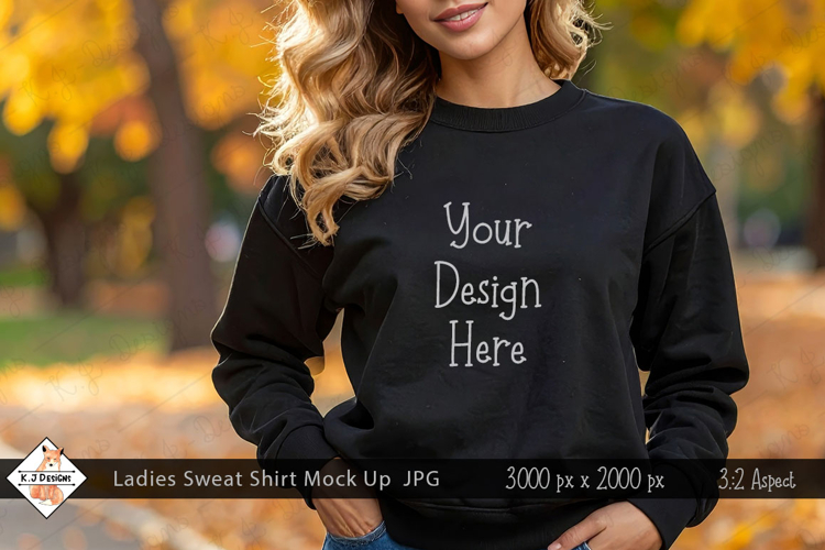 Fall Sweat Shirt Mock Up Photo JPG | Background