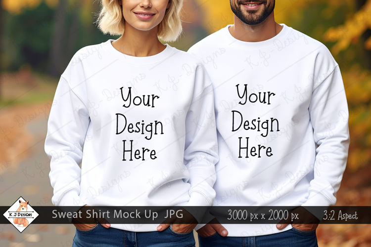 Fall Sweat Shirt Mock Up Photo JPG | Background