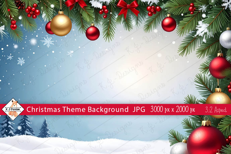 Christmas Theme Background jpg
