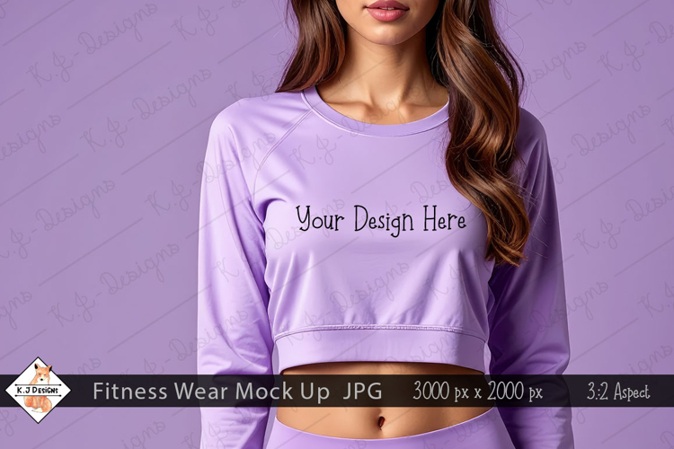Ladies Fitness Wear Mock Up Photo JPG | Background