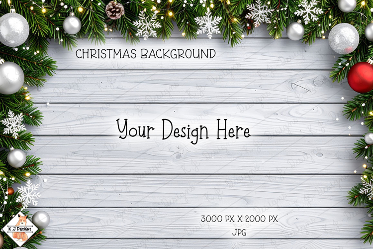 Christmas Mock Up Photo #2 JPG Background