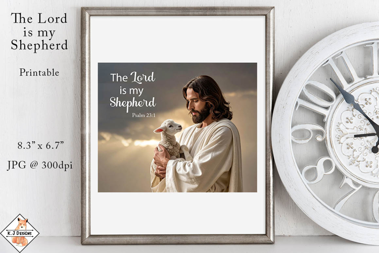 Lord is my Shepherd Printable JPG