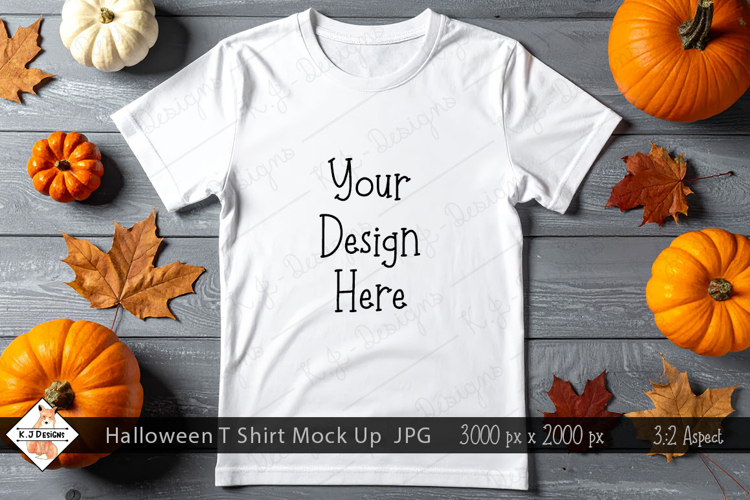 Halloween T Shirt Mockup Photo JPG | Background