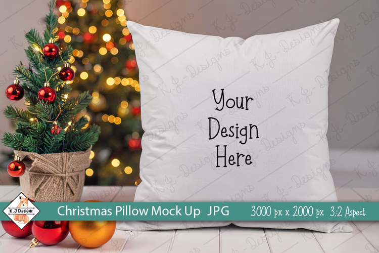 Christmas Pillow #2 Mockup Photo JPG | Background