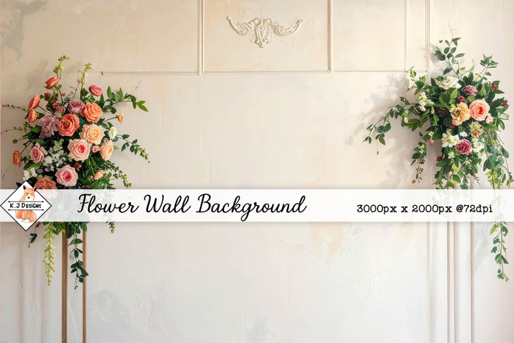 Flower Wall Background | Wedding