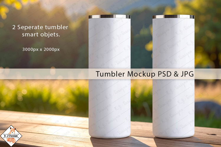 Tumbler Mockups | PSD Smart Object