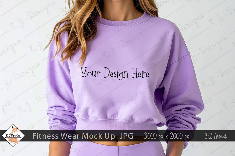 Ladies Fitness Wear Mock Up Photo JPG | Background
