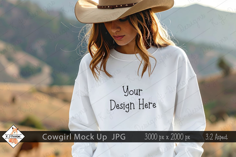 Cowgirl Mock Up Photo JPG | Background