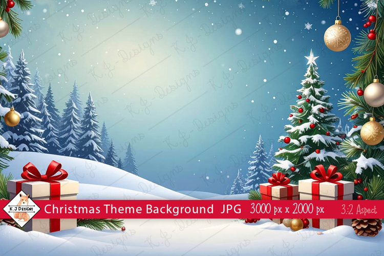 Christmas Theme Background jpg