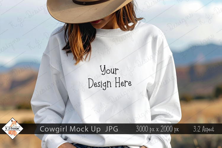 Cowgirl Mock Up Photo JPG | Background