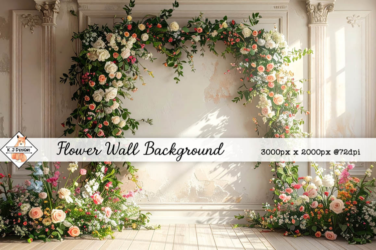 Flower Wall Background | Wedding