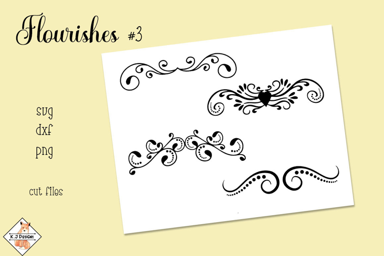 Flourish Designs #3 SVG
