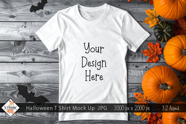 Halloween T Shirt Mockup Photo JPG | Background