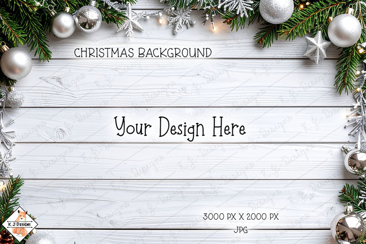 Christmas Mock Up Photo #3 JPG Background