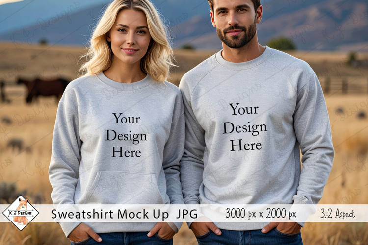 Country Sweat Shirt Mock Up Photo JPG | Background