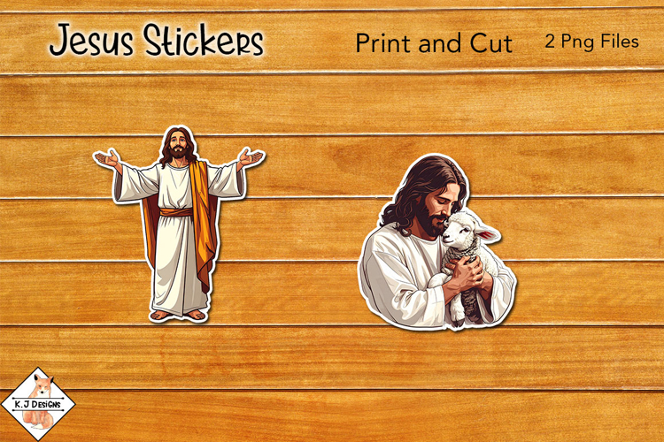 Jesus Stickers | Print and Cut