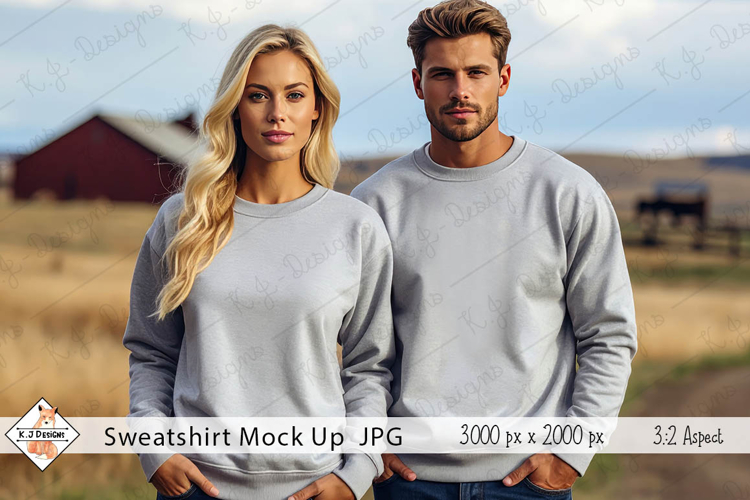 Country Sweat Shirt Mock Up Photo JPG | Background