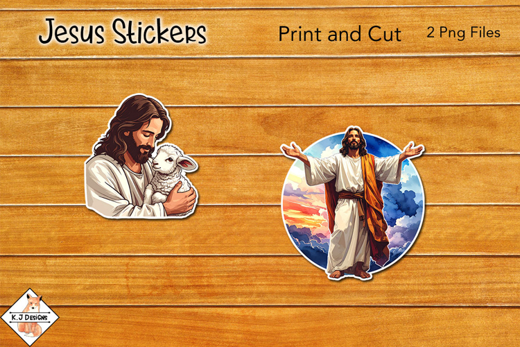 Jesus Stickers | Print and Cut