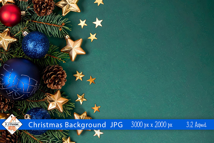 Christmas Baubles #4 Background Photo JPG