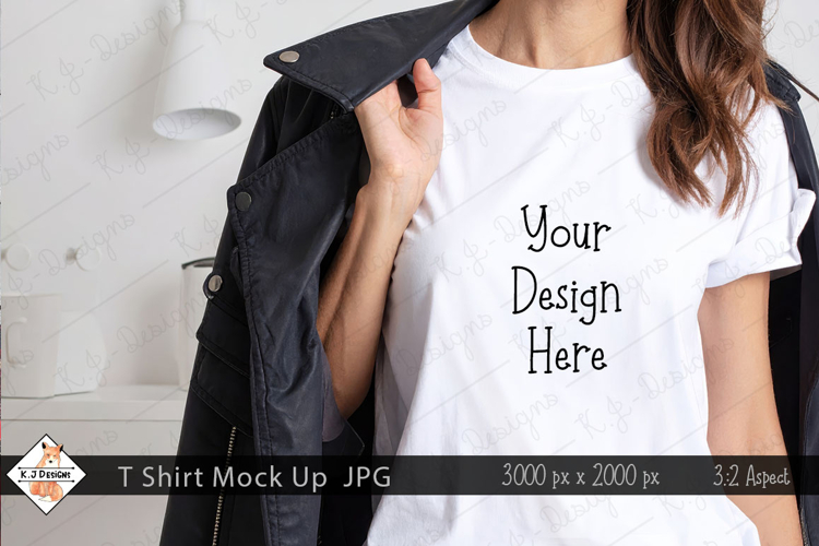 Ladies T Shirt Mockup Photo JPG | Background