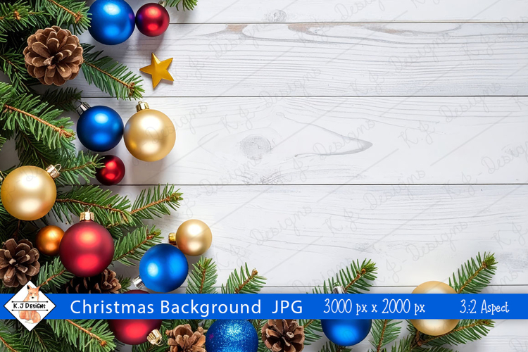 Christmas Baubles #5 Background Photo JPG