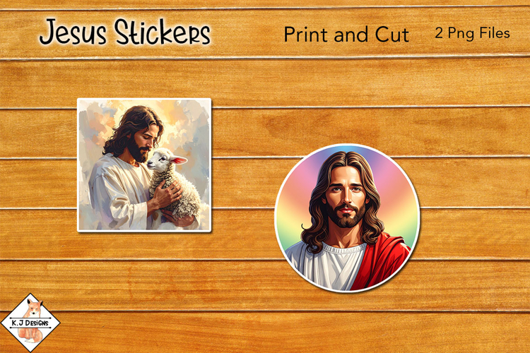 Jesus Stickers | Print and Cut