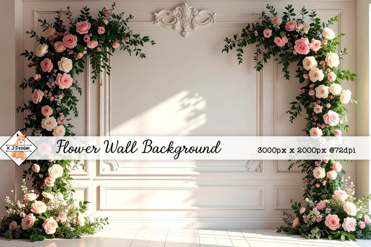 Flower Wall Background | Wedding