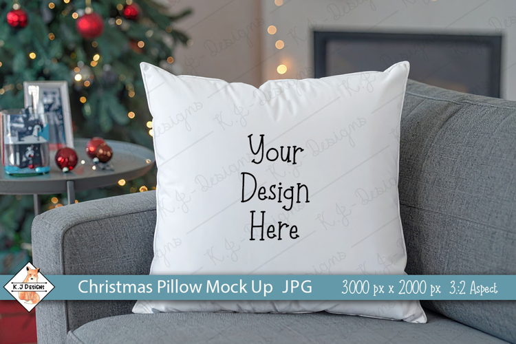 Christmas Pillow #5 Mockup Photo JPG | Background