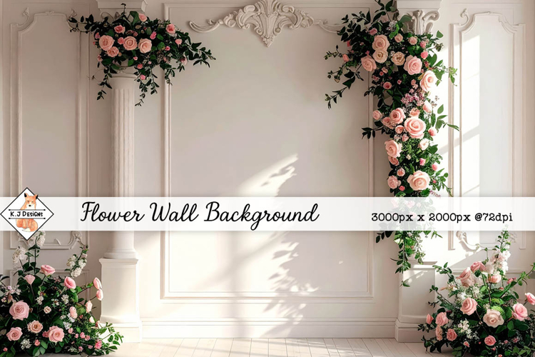 Flower Wall Background | Wedding