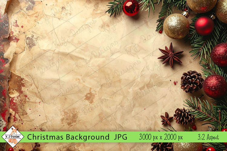 Rustic Christmas Theme Background jpg
