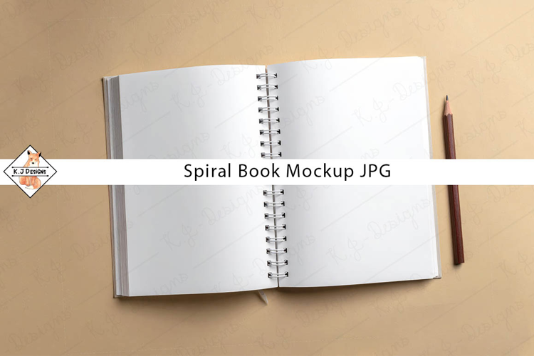 Spiral Book Mockup JPG