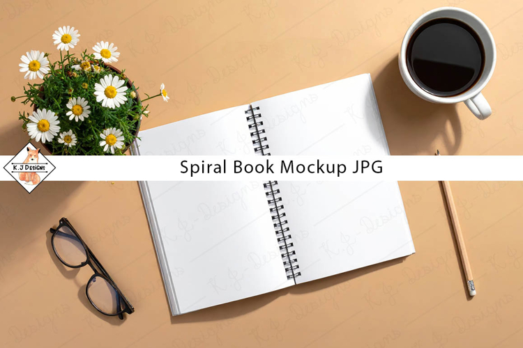 Spiral Book Mockup JPG